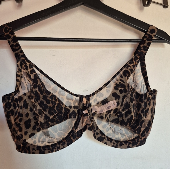 Agent Provocateur Animal Print Sheer Bra - Picture 1 of 7